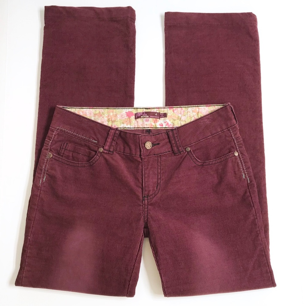 PrAna Trinity Corduroy Bootcut Pants, Size 4